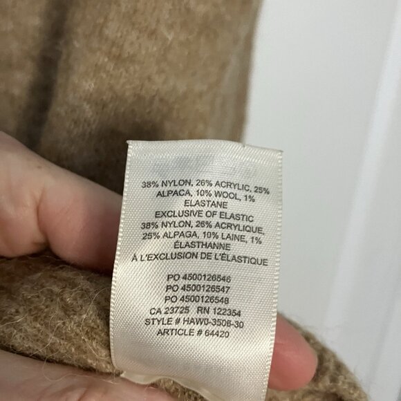 Babaton The Group Sweater Womens XXS Tan Wool Blend Tan Alpaca Neutral Relaxed - Picture 4 of 8